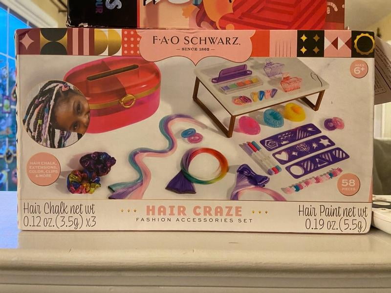 FAO Schwarz Ultimate Hair Craze Set, 58 Pieces - Walmart.com
