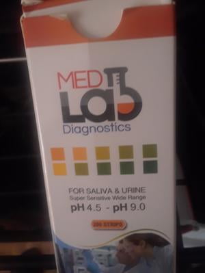 pH Test Strips 4.5 to 9.0 for Urine and Saliva 200 Cnt. Acidity and  Alkalinity Testing