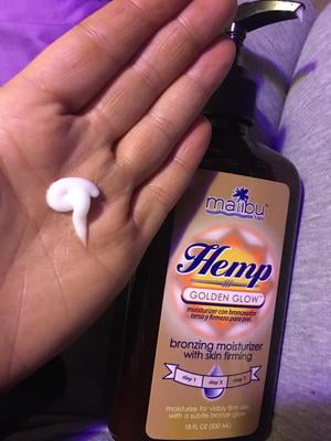 golden glo melanotan review Customer reviews for Malibu Tan Hemp Golden Glow Bronzing Moisturizer with  Skin Firming for Dry Skin, 18 fl oz (Pack of 4)