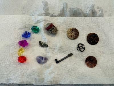 Eduman Jumbo Gemstone Discovery Kit, 18 Real Gems and Rocks