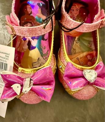 princess dress up shoes walmart Disney Princess Toddler Girls Low Heel Dress Up Shoes