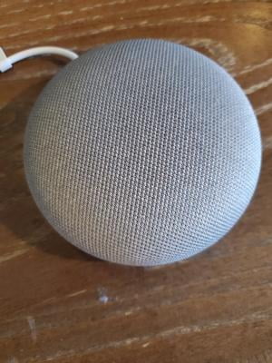 Google Nest Mini (2nd Generation) Chalk, Better Sound, Voice