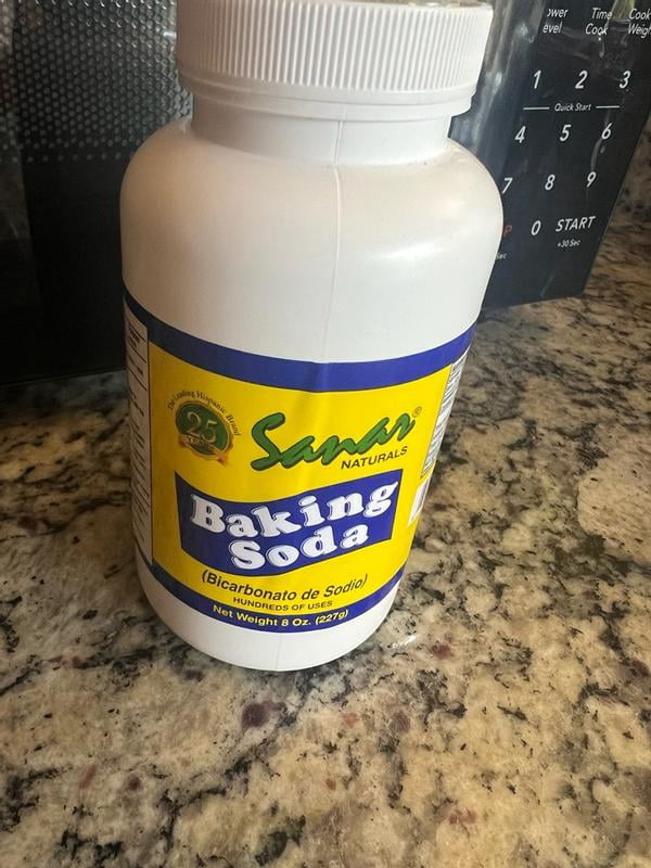 De La Cruz Pure Sodium Bicarbonate (Baking Soda) - USP Grade, 4 Oz, Aluminum-Free Antacid Powder For Heartburn & Indigestion