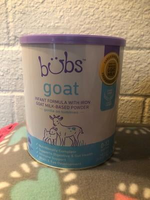 Bubs Goat Milk Powder Baby Formula with Iron for 0 to 12