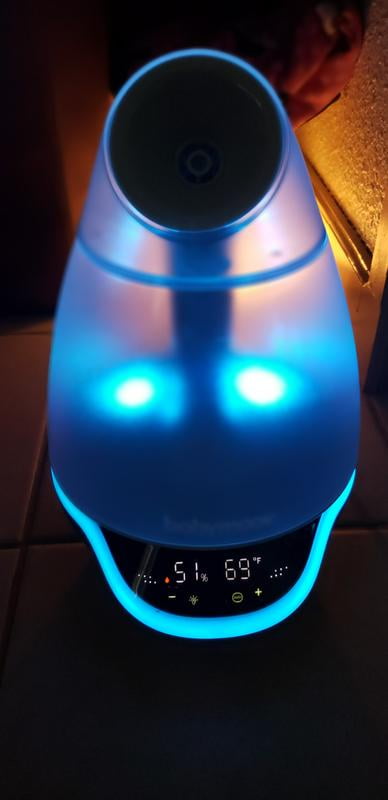  Babymoov Hygro Plus Cool Mist Humidifier 3-in-1 Humidity  Control, Multicolored Night Light & Essential Oil Diffuser Easy Use and  Care (NO Filter Needed) : Health & Household