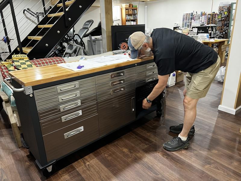 Seville Classics UltraHD 11 Drawer Rolling Workbench, 77