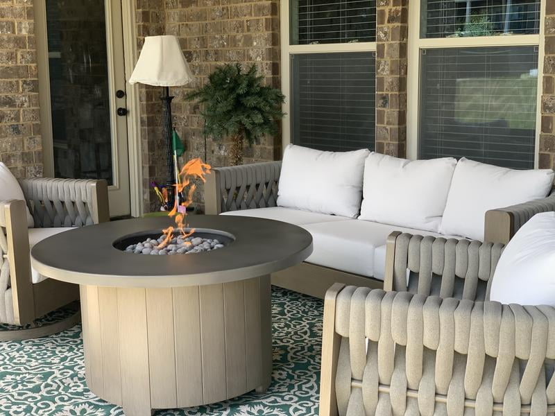 Member's Mark Halifax Deep Seating Set with Sunbrella Fabric, 4pc