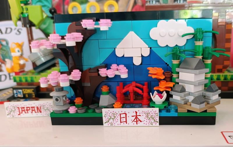 LEGO CREATOR 40713 Japanese Postcard Toy, 262pcs - Walmart.com