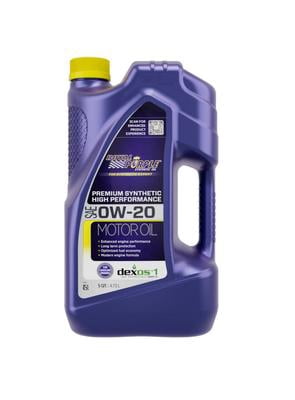 Royal Purple, High Performance Motor Oil, 0W-20, 5 Quarts