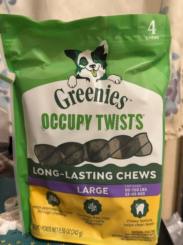 Customer reviews for Greenies Occupy Twists Natural Dog Treats