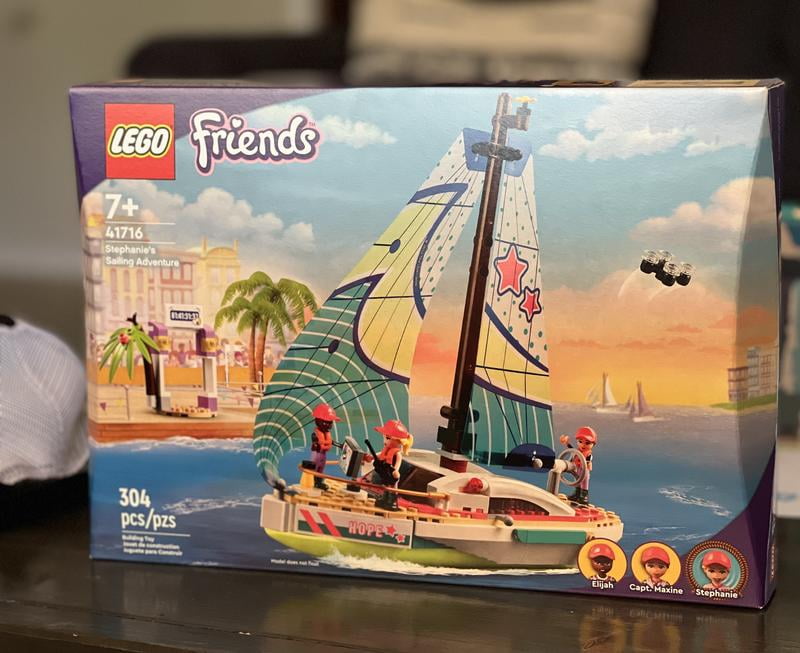 LEGO Friends Stephanie s Sailing Adventure 41716 Toy Boat Set for Children 7 Years Old Walmart
