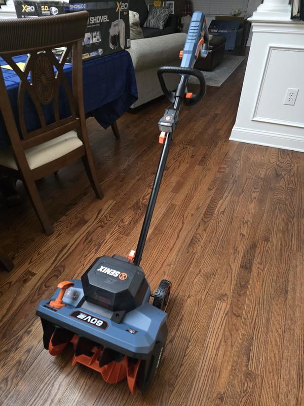SENIX 60V 15-inch Cordless Snow Shovel w/6.0Ah Battery & 8A