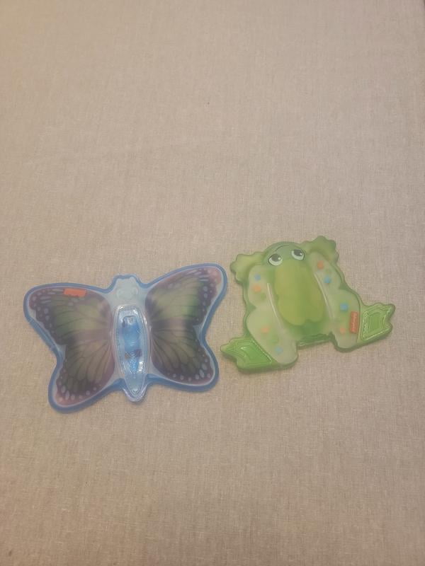 Fisher-Price Sensory Bright Butterfly & Frog Squeeze Animals Toy