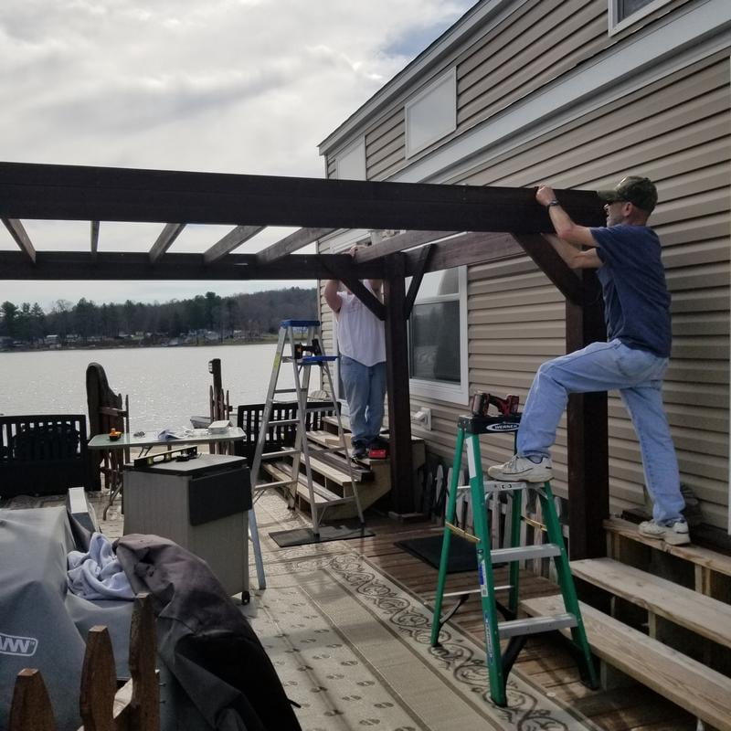 Backyard Discovery 14' x 10' Brockton Pergola with PowerPort
