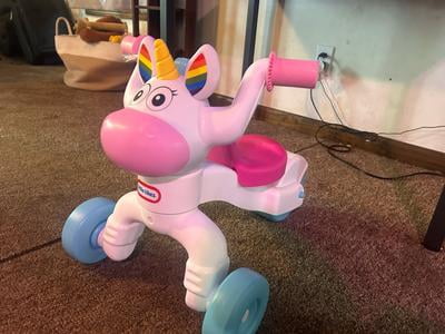 Little Tikes Go & Grow Unicorn Ride-On Indoor Outdoor Preschool