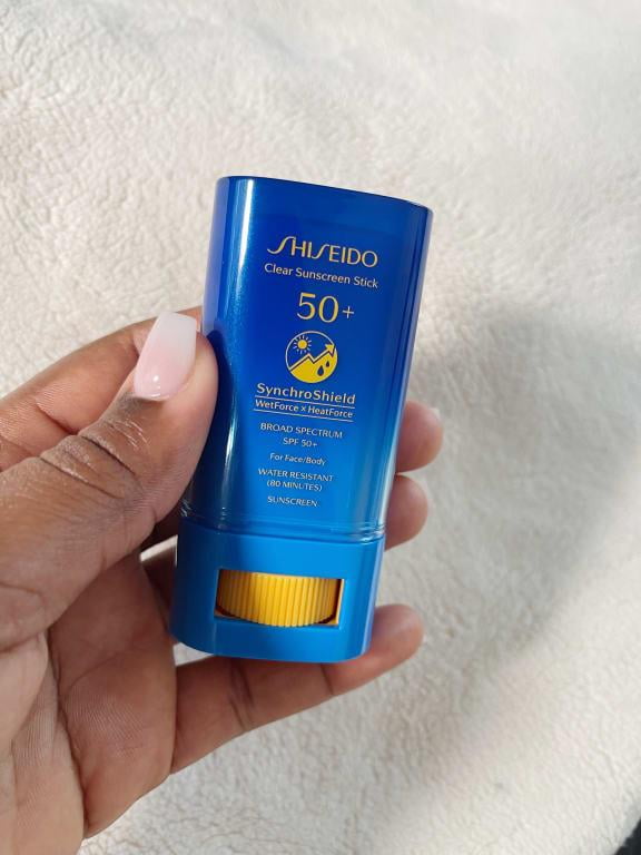 Shiseido Clear Sunscreen Stick SPF 50+ 0.7 oz HSA/FSA