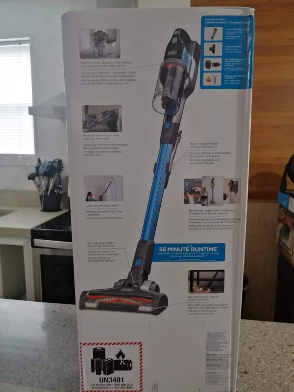 BLACK+DECKER POWERSERIES Extreme Cordless Bagless Power Stick Vacuum  Cleaner BSV2020 - The Home Depot
