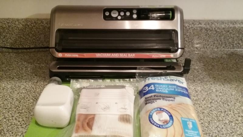 foodsaver freshsaver quart vacuum zipper bags
