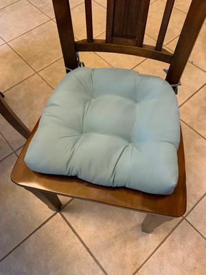 14.5 x 14.5, Brownstone Home Improvements Set of 8 Natural Microfiber Soft Plush Kitchen Dining Chair Pads Cushion