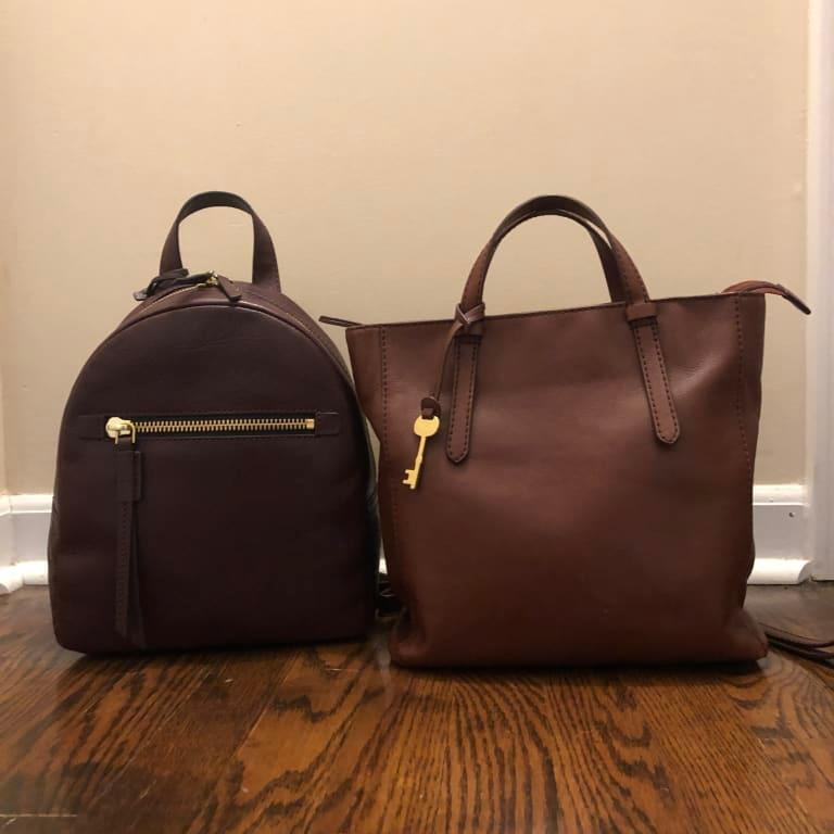 fossil megan backpack fig