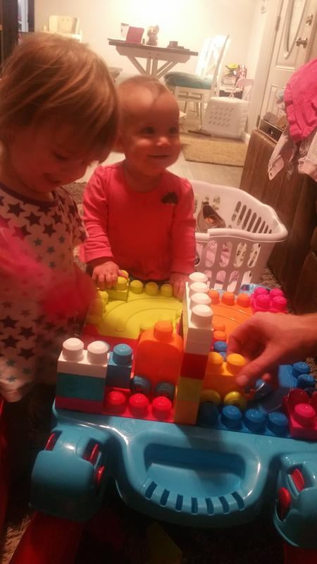 fisher price mega bloks build n learn table