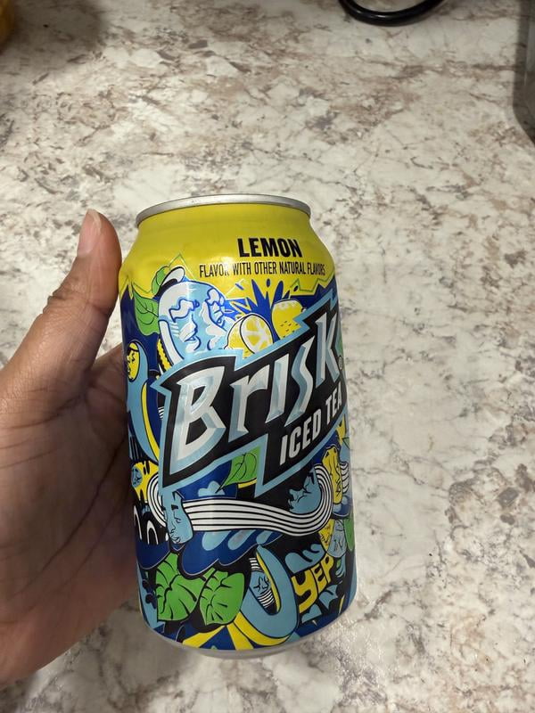 Lipton Brisk Lemon Iced Tea - 36/12 Ounce cans with real brewed