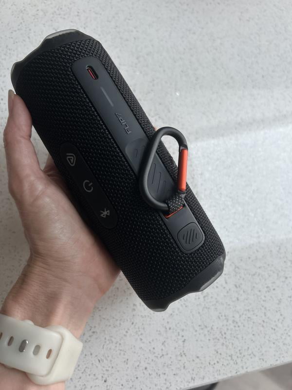 JBL FLIP7 ブラック JBL Flip 7 Black Orange Portable Bluetooth Speaker - Walmart.com