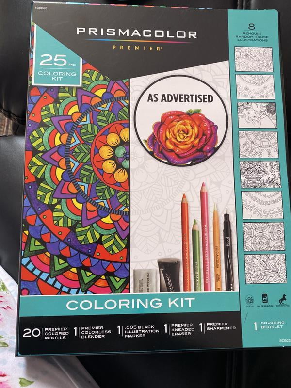 Prismacolor Premier Coloring Book Kit, 25 Piece Set Mauritius
