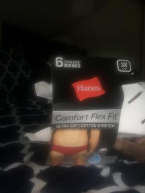 Hanes Men's Comfort Flex Fit Tagless Bikinis, 6-Pack 