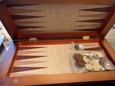 Spin Master Editrice Giochi, Set di 6 Giochi da Tavolo Classici in Legno