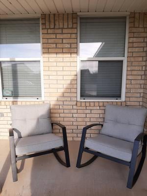 Mainstays Asher Springs 2 Piece Outdoor Furniture Patio Rocker Set