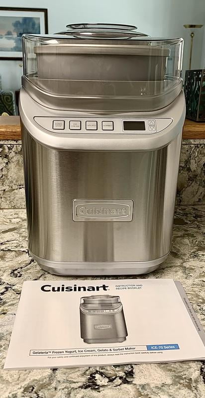 Cuisinart アイスクリームメーカー ICE-70 Cuisinart ICE-70 Electronic Ice Cream Maker (Brushed Chrome) : Target