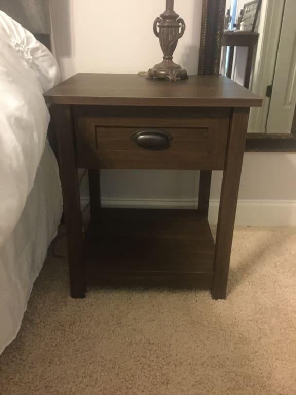 Sauder County Line Nightstand Soft White Finish Walmart Com Walmart Com