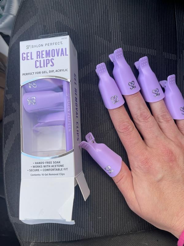 Salon Perfect Gel Nail Polish Remover Soak Off Clips with Double