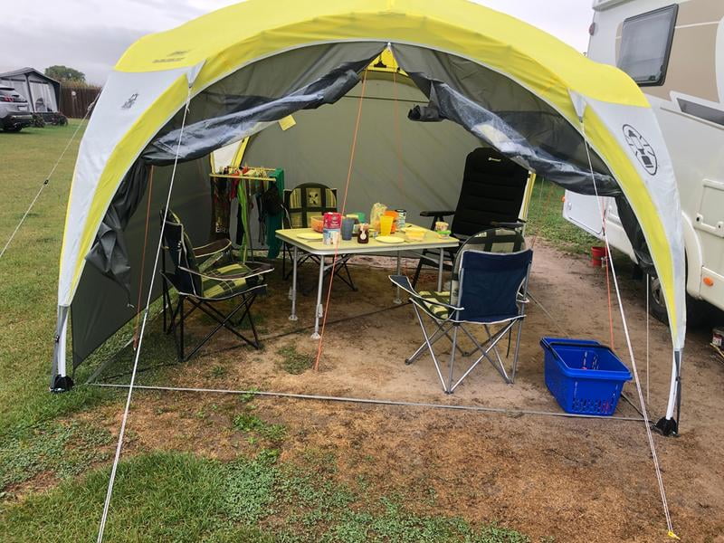 Coleman 2 for 1 100 Square Foot 4 Person Camping Dome Shelter Tent