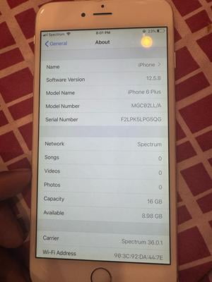 Pre-Owned Apple iPhone 6 Plus - Carrier Unlocked - 128 GB Gold