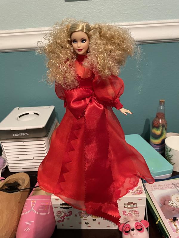 Barbie, Collector Doll, 75th Anniversary Blonde in Red Gown