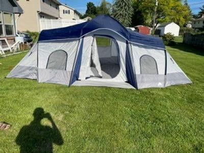 Ozark Trail 10-Person Cabin Tent, with 3 Entrances - Walmart.com