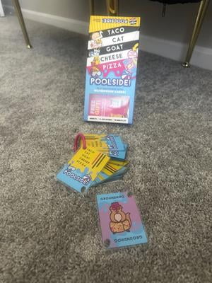 Taco Cat Goat Cheese Pizza Poolside Edition Waterproof Card Game