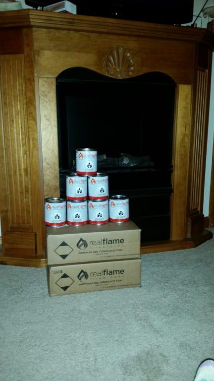 Real Flame 13 Oz Gel Fuel 12 Pack For Fireplace Walmart Com