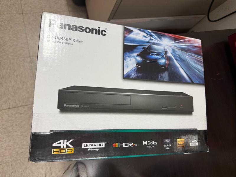 Panasonic 4K Ultra HD Blu Ray Player with Dolby Vision, HDR10, and