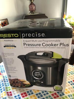 presto precise electric pressure cooker plus