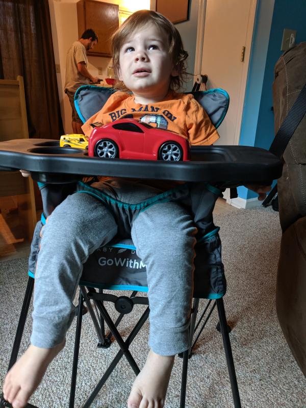 baby delight go with me uplift portable high chair