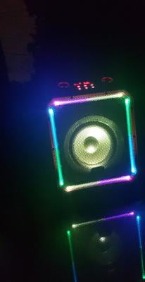 portable bluetooth party speaker blackweb
