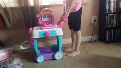by Just Play Doc McStuffins Toy Hospital Care Cart Lights and Sounds Doctor Pretend Play Set Includes Findo Dog Figure 