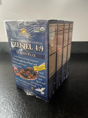 Food for Life Sprouted Whole Grain Cereal Variety Pack 16oz 4 Pack