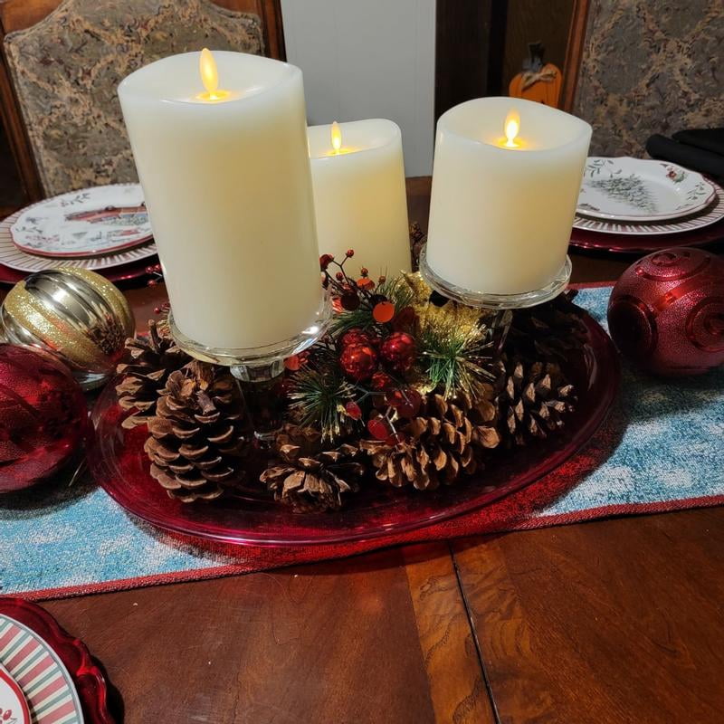 Member's Mark Flameless Moving LED Wax Candles, Set of 3