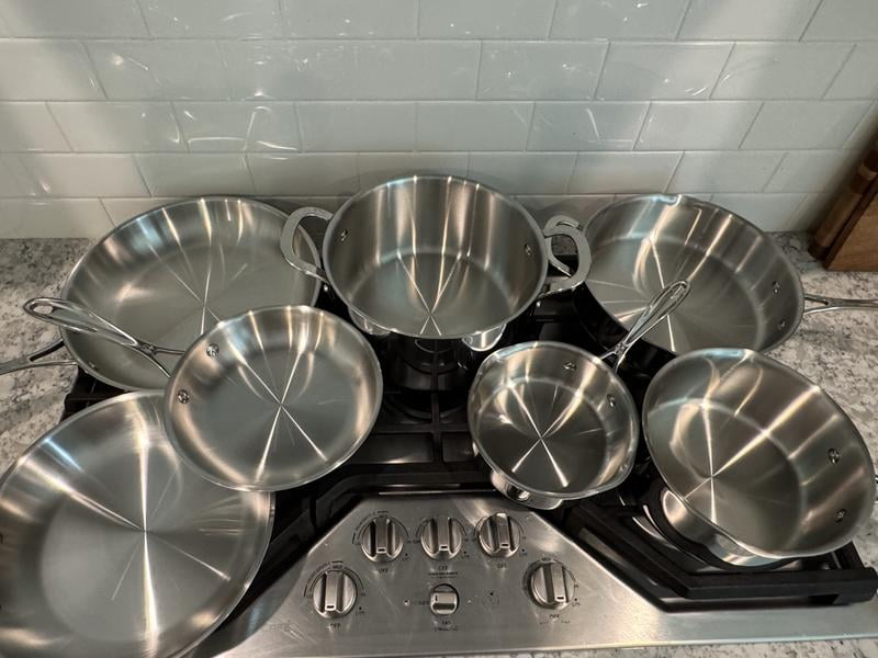 Henckels 11-Piece Stainless Steel Tri-Ply Clad Cookware Set