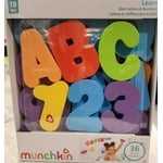 Munchkin® Learn™ Letters and Numbers Toddler Bath Toy, Non-Toxic, Multi ...