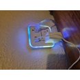 thumbnail image 2 of Bell + Howell Wall Power Outlet – 5 Outlets & 2 USB Ports With Night Light 2 of 5